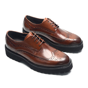 LeatherLux Classy Oxford Dress Shoes