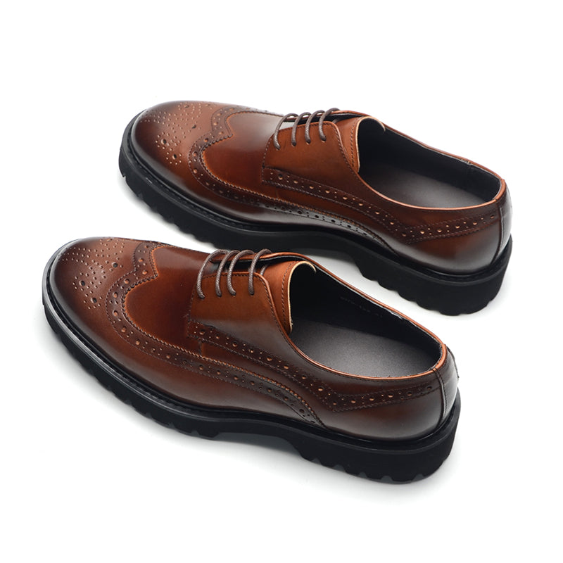 LeatherLux Classy Oxford Dress Shoes