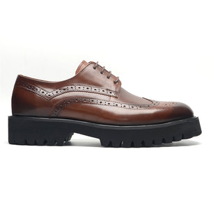 LeatherLux Classy Oxford Dress Shoes