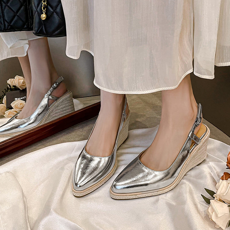 Granderie Veltique Slip-On Wedges