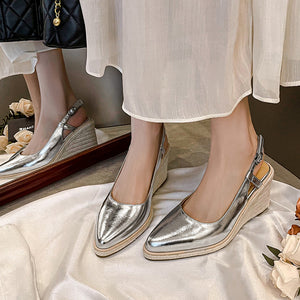 Granderie Veltique Slip-On Wedges