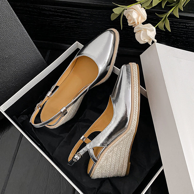 Granderie Veltique Slip-On Wedges