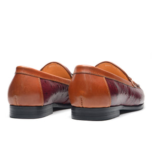 Elegant Round-Toe Cow Leather Loafers