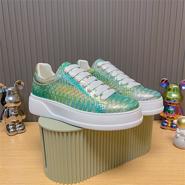 Vault Low-Top – Croc Green