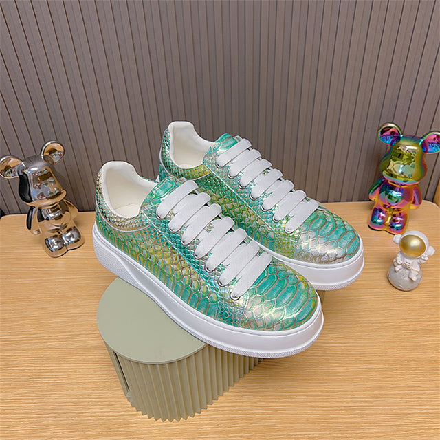 Vault Low-Top – Croc Green