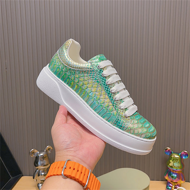 Vault Low-Top – Croc Green
