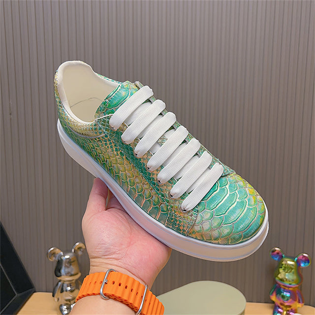 Vault Low-Top – Croc Green