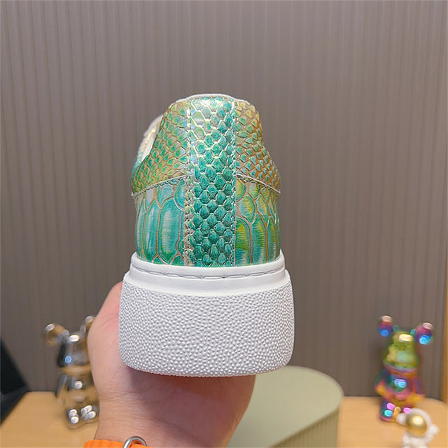 Vault Low-Top – Croc Green