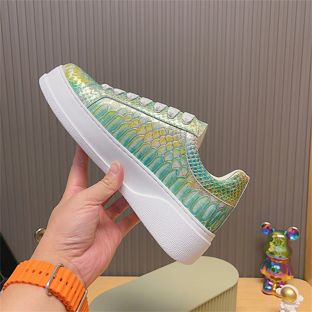 Vault Low-Top – Croc Green