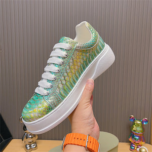 Vault Low-Top – Croc Green
