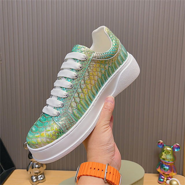 Vault Low-Top – Croc Green