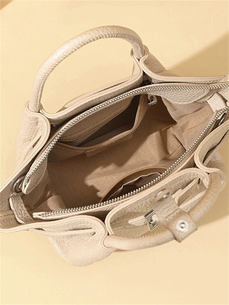 Veltique Leather Shoulder Bag