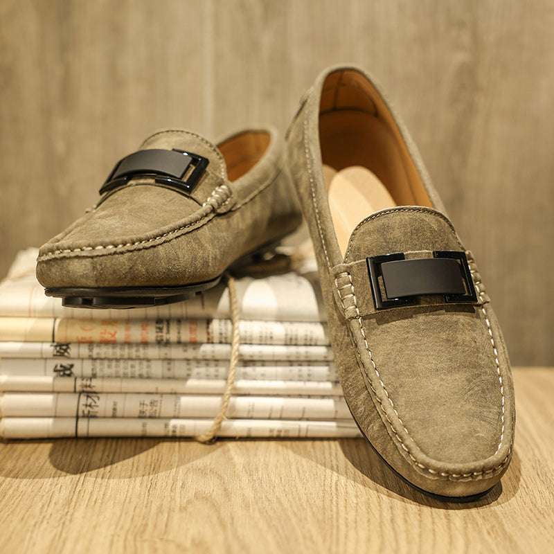 Chic Round Toe Casual Loafers