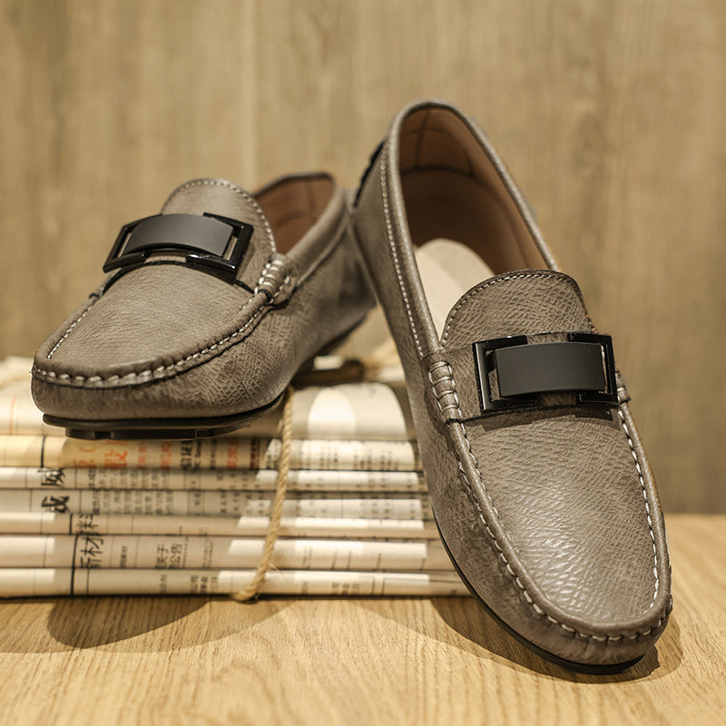 LuxLeather Casual Slip-ons Loafers