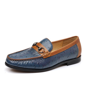 LuxLeather Elegant Genuine Leather Slip On Loafers