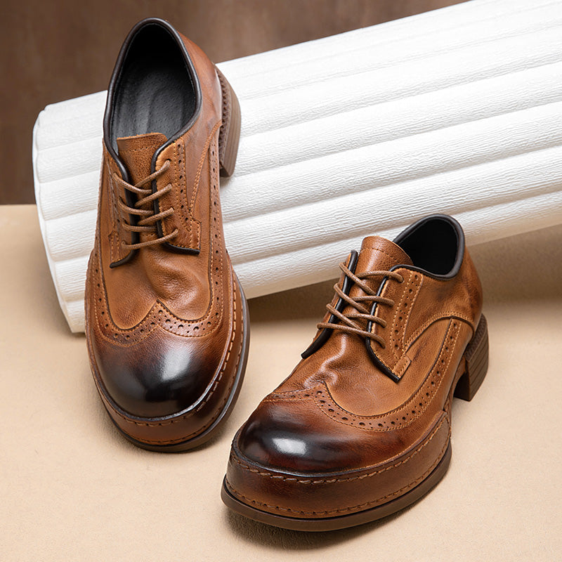 LavishLuxe Leather Dress Shoes