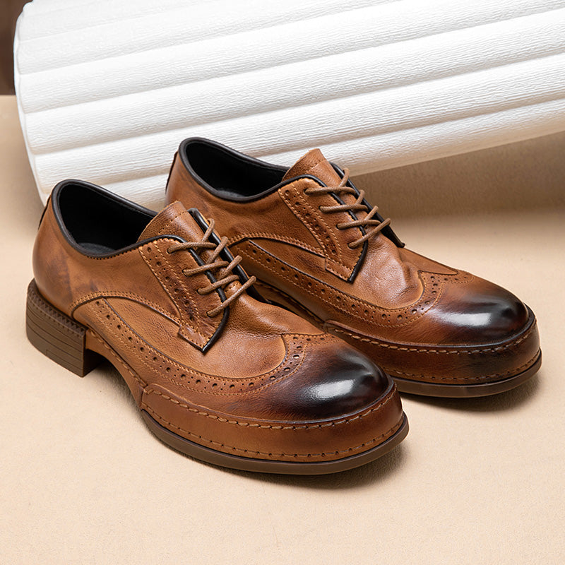 LavishLuxe Leather Dress Shoes