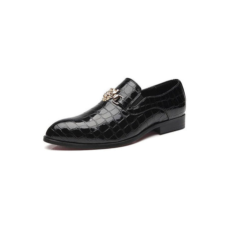 Luxepoint Crocgrain Slip On Oxford Loafers - FINAL SALE