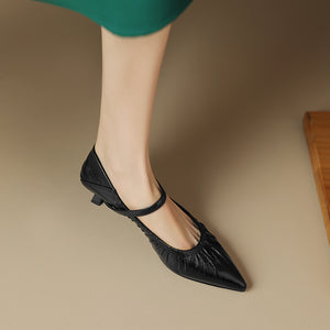 AlliChic Exotic Pointed Toe High Heels