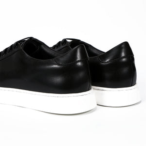 Luxury Cow Leather Hand-Painted Lace-Up Shoes