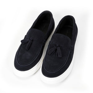 LuxeLeather Slip-on Platform Sneakers