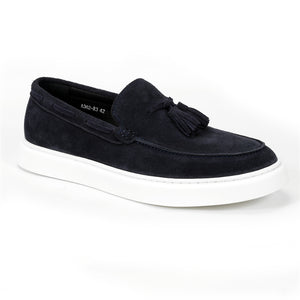 LuxeLeather Slip-on Platform Sneakers