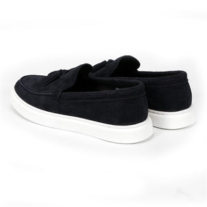 LuxeLeather Slip-on Platform Sneakers