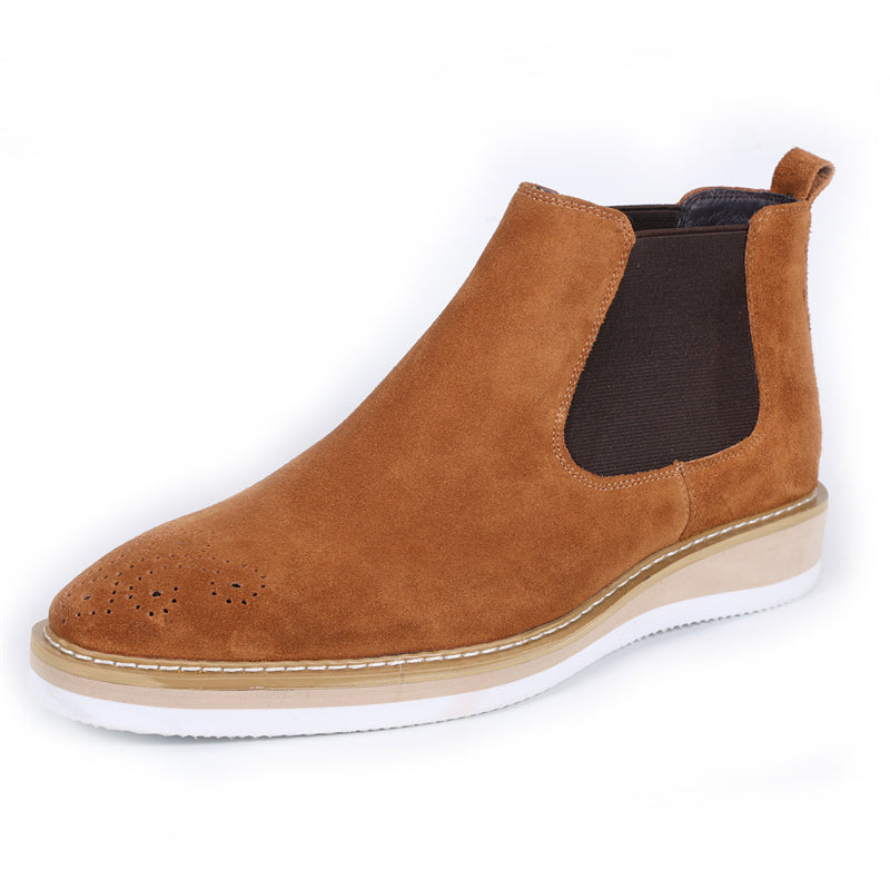 ChicHide Casual Platform Slip-On Ankle Boots