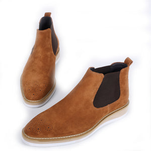 ChicHide Casual Platform Slip-On Ankle Boots