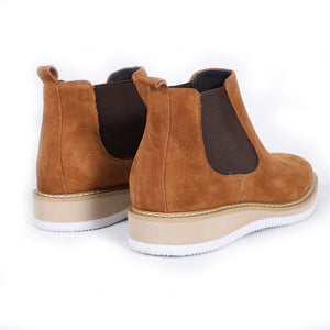 ChicHide Casual Platform Slip-On Ankle Boots