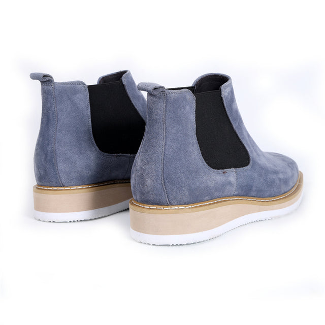 ChicHide Casual Platform Slip-On Ankle Boots