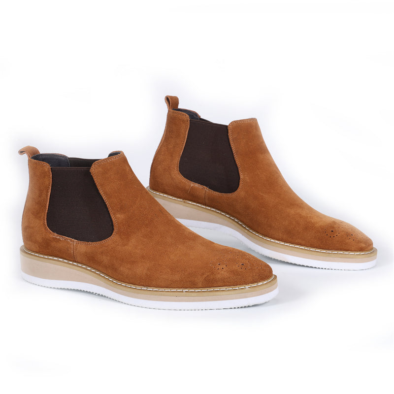 ChicHide Casual Platform Slip-On Ankle Boots