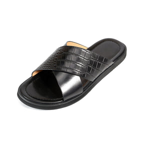 RomanLux Genuine Leather Casual Slippers