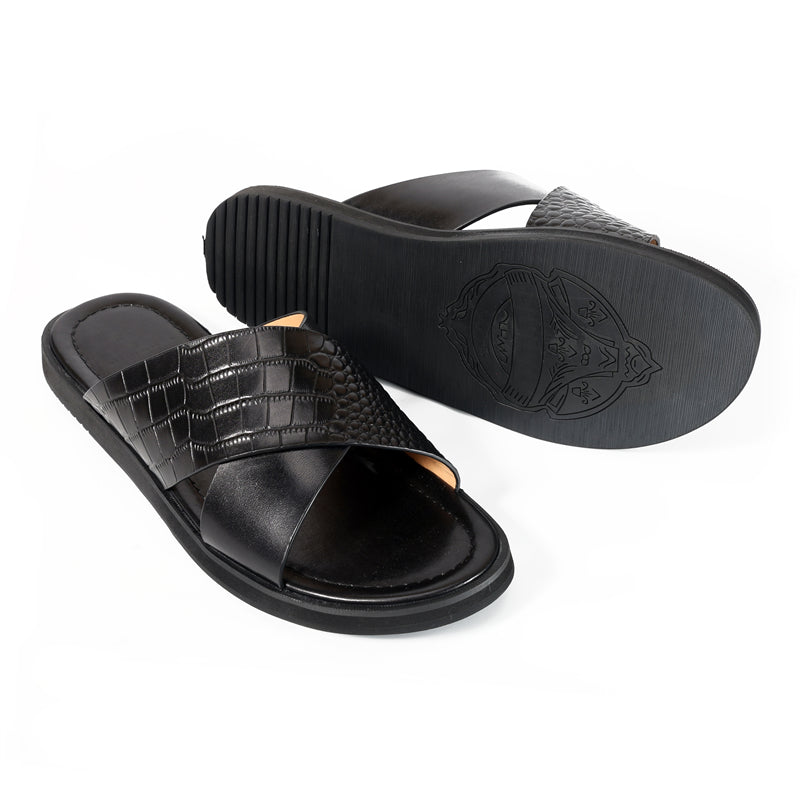 RomanLux Genuine Leather Casual Slippers