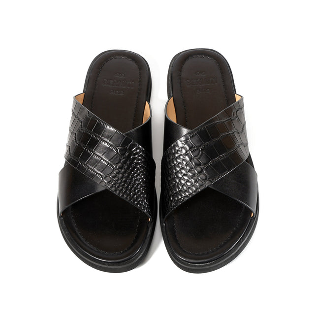 RomanLux Genuine Leather Casual Slippers