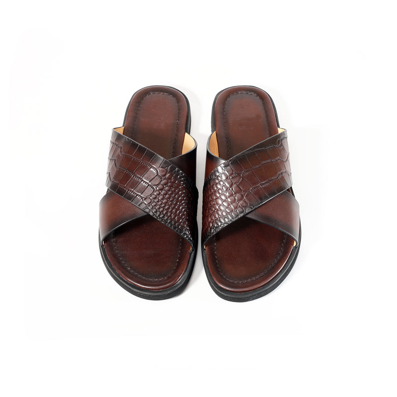 RomanLux Genuine Leather Casual Slippers