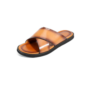 RomanLux Genuine Leather Flats Slippers