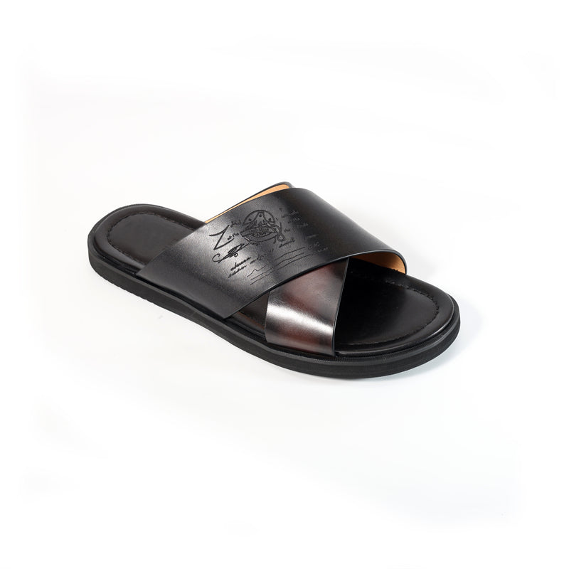 RomanLux Genuine Leather Flats Slippers