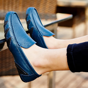 Chic Handmade Leather Slip On Loafers