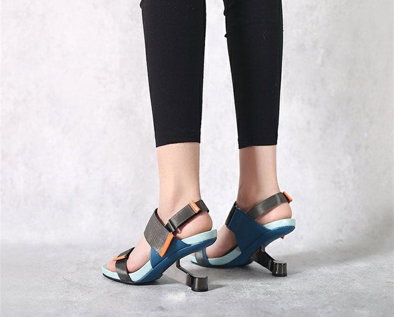 Veltique Buckle Heels Elegance