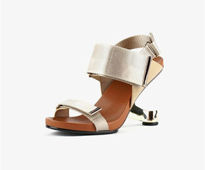 Veltique Buckle Heels Elegance