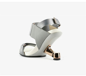 Veltique Buckle Heels Elegance