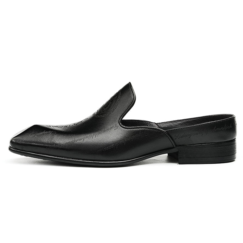 AlliLuxo Exotic Slip On Dress Shoes