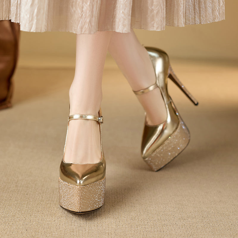 Viprano Croctex Chic Veltique Heels