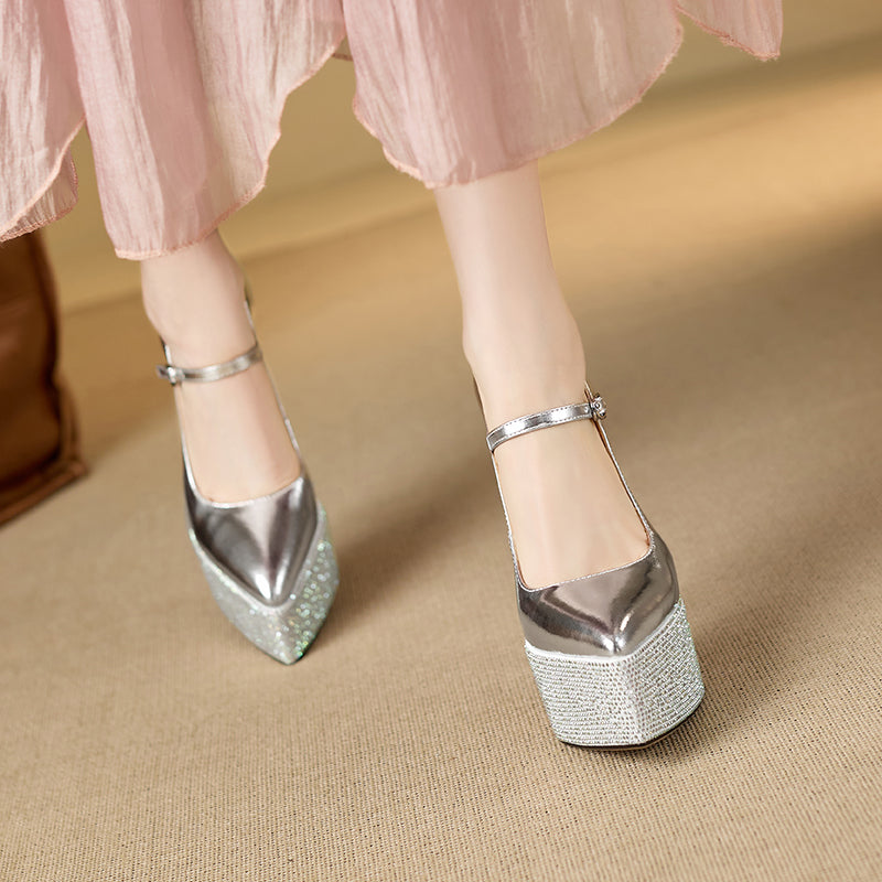 Viprano Croctex Chic Veltique Heels