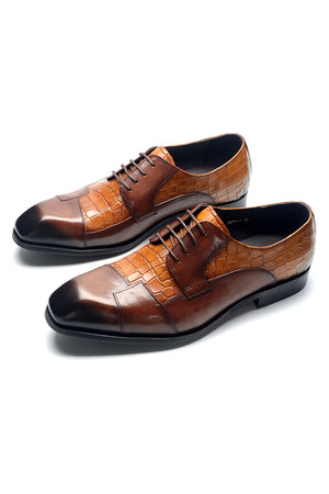 AlliElegance Luxe Brogue Oxford Dress Shoes