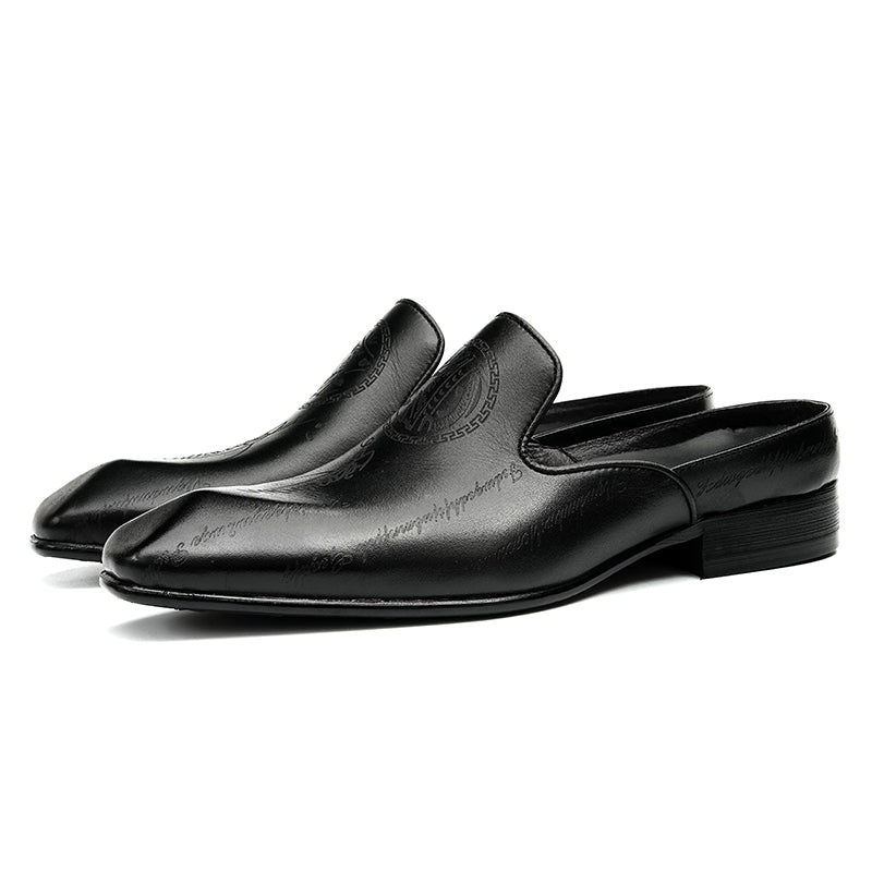 AlliLuxo Exotic Slip On Dress Shoes