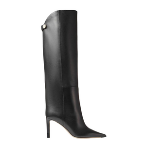 LuxeLeather High Heel Long Boots