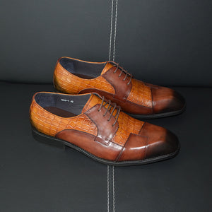 AlliElegance Luxe Brogue Oxford Dress Shoes