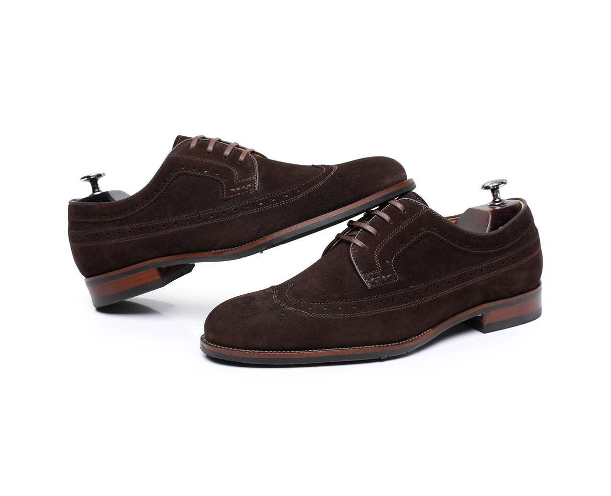 Classy Leather Lace Up Business Loafers